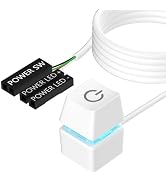 Oddtone PC Switch Button, Desktop Computer Power Switch, Power Supply Control Adapter Cable 65 in...