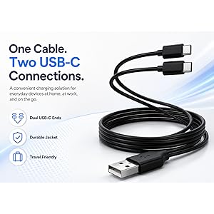 2 in 1 USB C Splitter Cable