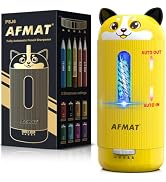 AFMAT Electric Pencil Sharpener, Fully Automatic, for 6.5-12mm Pencils | Rechargeable & Cordless,...