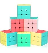 Vdealen 3x3x3 Speed Cube Set, 6 Pack Speed Cube Bulk Magic Cube Set, School Classroom Prize for S...