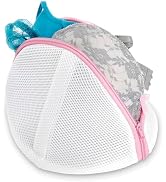 Whitmor Mesh Bra Wash Bag White