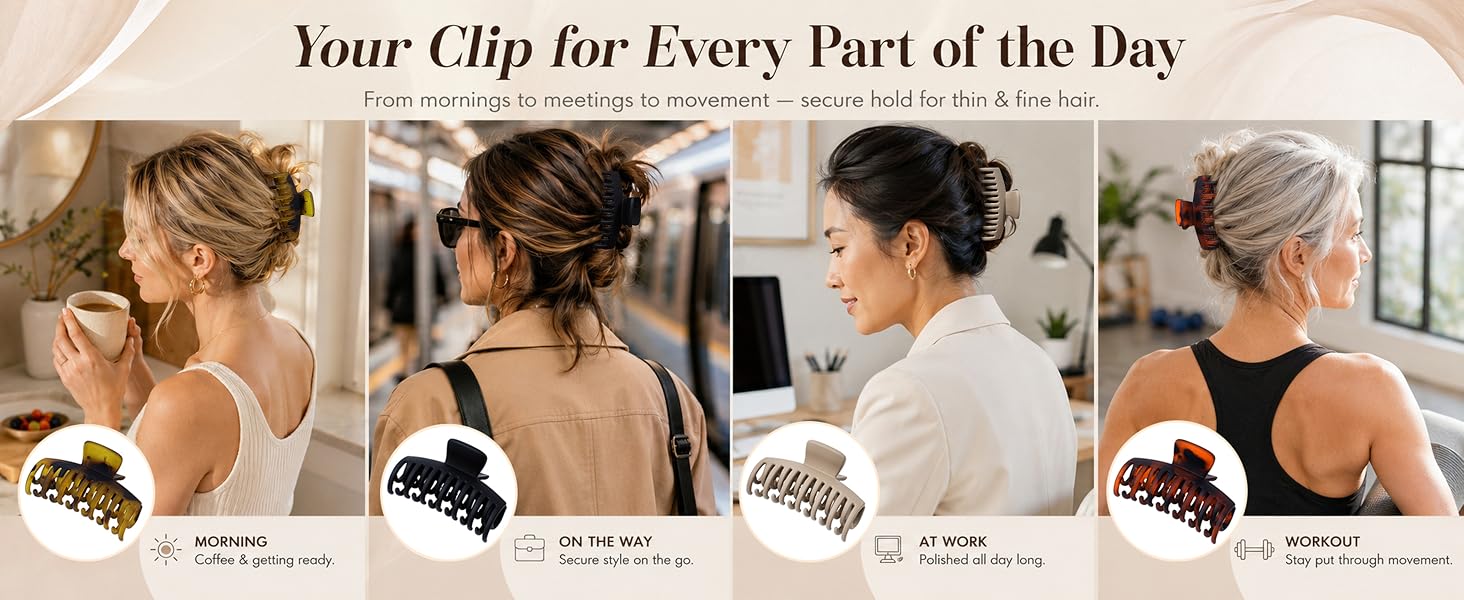 Claw Clips for Thin Fine Hair