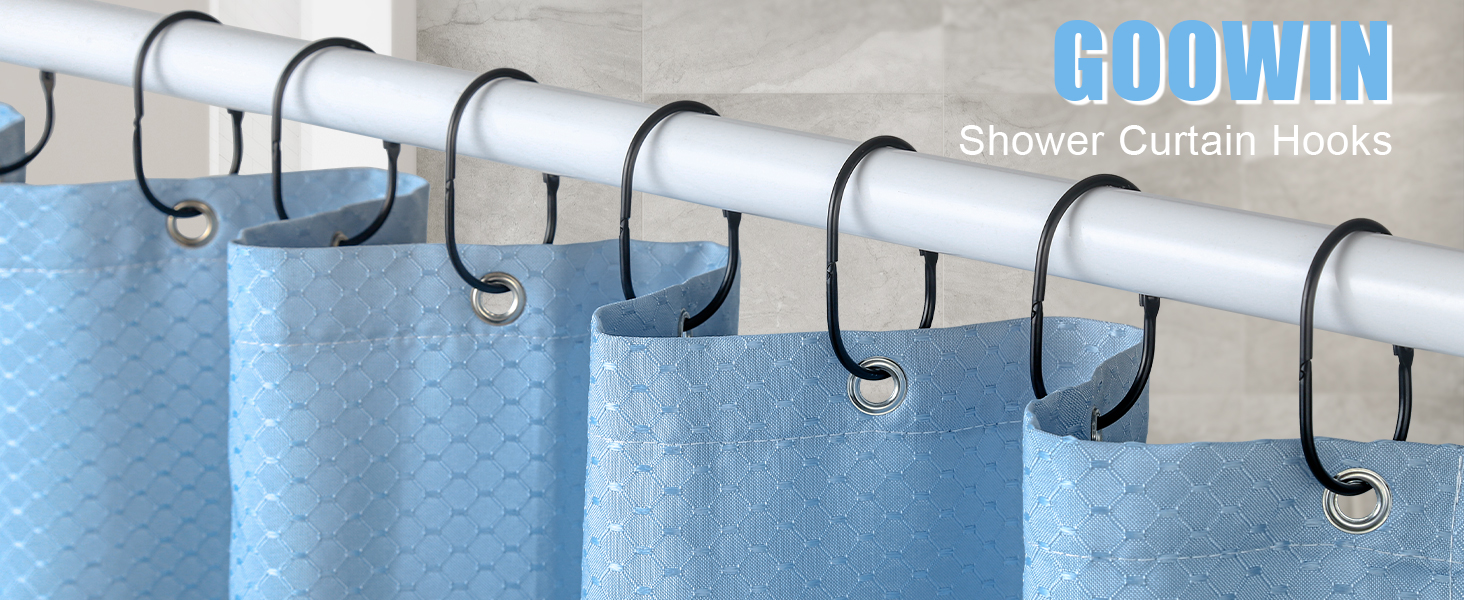 shower curtain hooks