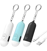 Zabree Personal Safety Alarm Strobe Light, 3 Pack Keychain Siren with Carabiner for Women, School...
