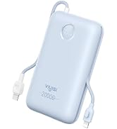 VIYISI Portable Charger 20000mAh 30W Fast Charging, Power Bank with Built-in Cables & LED Display...