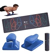Keep Ergonomic Push Up Bars for Floor, Premium Pushup Stands with Wrist Support & Anti-Slip Base,...