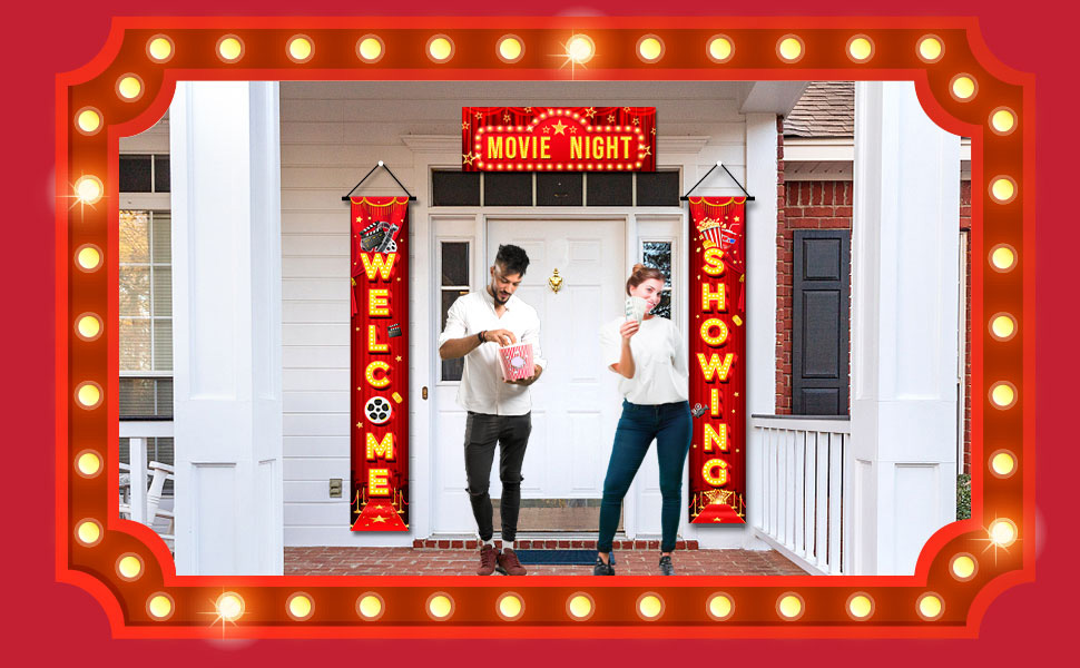 movie night door top banner