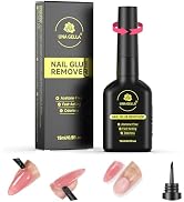UNA GELLA Nail Glue Remover for Press on Nails 15ml Upgraded Stick & Remove 2 in 1 Acrylic Nails ...