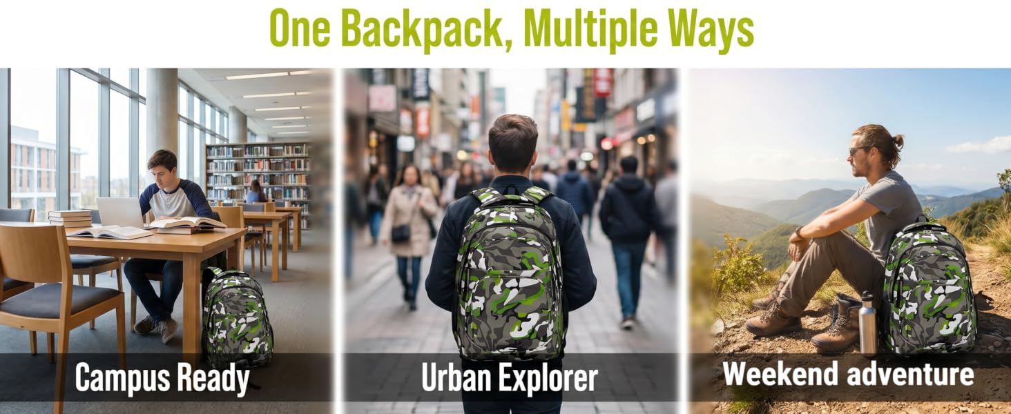 Multi-functional and Lightweight Bag for Travel, School, and Outdoor Activities