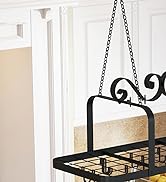 Square Metal Pan Rack Hanging