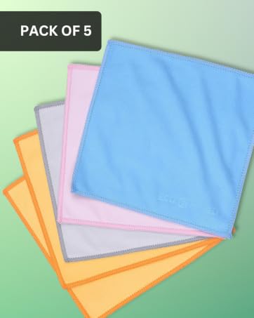 Microfiber Cleaning Cloths Double-Sided - 5 Pack