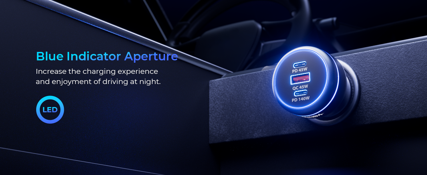 Blue Indicator Aperture