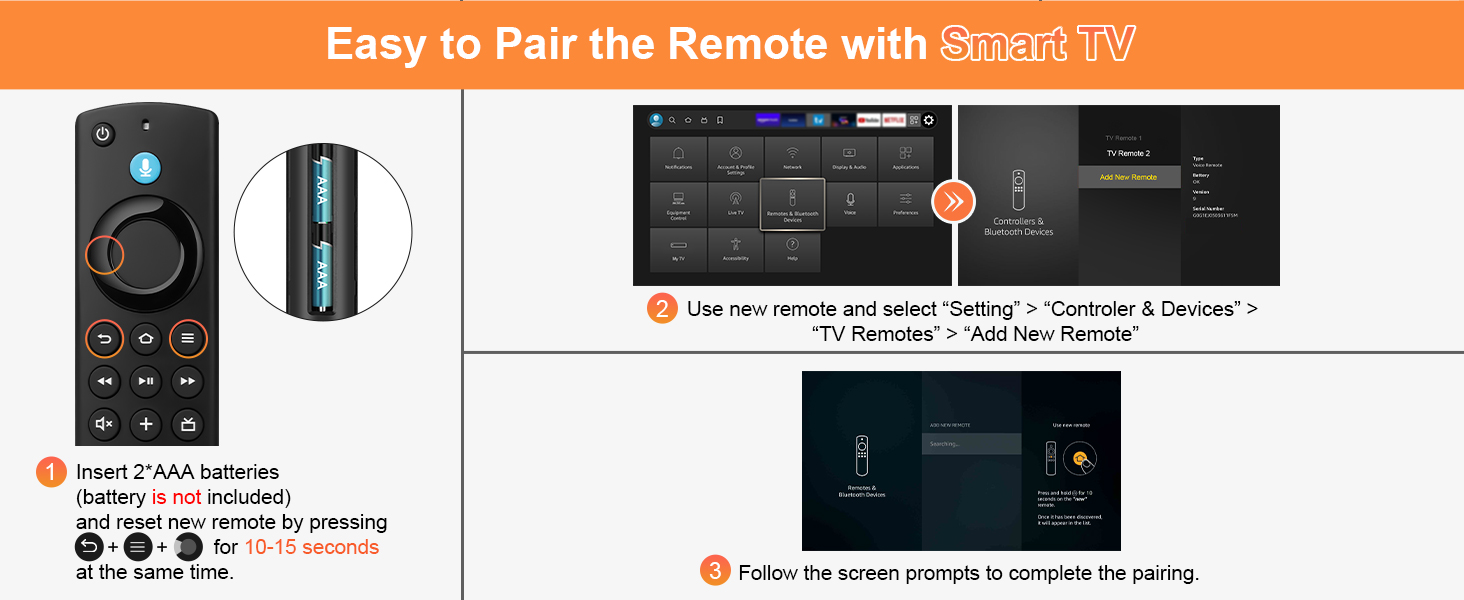 Replacement Remote Control
