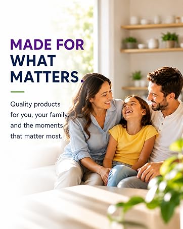 Happy family spending time together at home representing trusted products and everyday care.