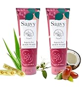 Saavy Naturals Bulgarian Rose Body Wash, Moisturizing Shower Gel for Women, Vegan Formula with Co...