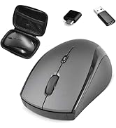 Huifen Type C Wireless Mouse, USB C Gaming Wireless Mice 2.4G Silent Ergonomic with 3 DPI Levels ...