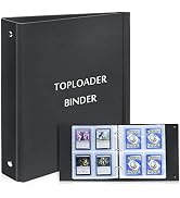 TopLoader Binder with 50 Pages Toploader Storage Trading Card Sleeves, 4 Pocket Trading Card Binder