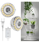 SANSI Puck Grow Light, LED Plant Light for Indoor Plants Full Spectrum Grow Lamp 10W (150 Watt Eq...