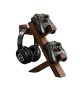Wood Controller Holder and Headphone Stand