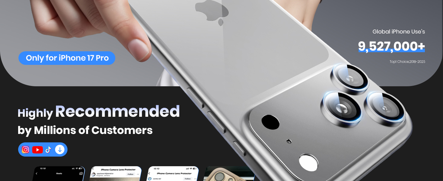 iphone 17 pro lens protector
