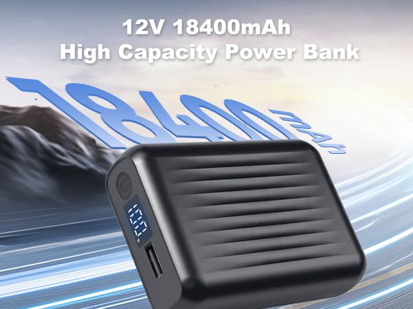 12V Battery Pack for DEWBU Heated Jacket Polar Fleece women men