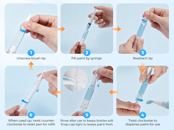 how to use touch up paint pen