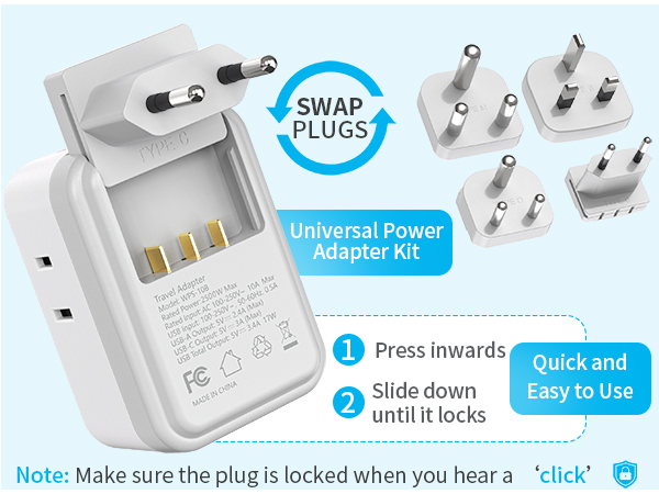 easy to swap plug