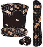 ArtSo Keyboard Wrist Rest+ Mouse Pad with Wrist Rest Support Ergonomic+ Coaster 3in1 Set , Non-Sl...