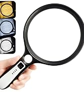 Handheld Magnifying Glass with Light for Reading