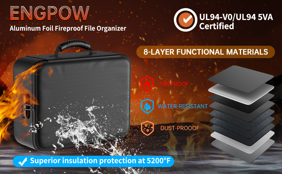 fireproof document bag