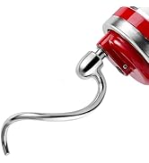 RECAPS Stainless Steel Spiral Dough Hook fit 5-6QT Bowl-lift Stand Mixers, KitchenAid Stand Mixer...