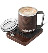 Coffee Mug Warmer & Mug Set for Desk, Electric 36w Coffee Cup Warmer with Auto Shut Off, Timer. S...