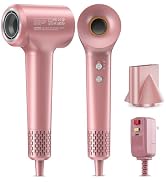 Hair Dryer, Ionic Blow Dryer, 1500W High-Speed Hairdryer with 110000 RPM Brushless Motor for Fast...