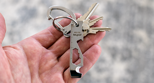 Keyport MOCA Tool on keychain