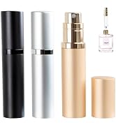 LIOUCBD 3Pcs Refillable Perfume Atomizer Bottle Travel, 5ml Leakproof Mini Travel Perfume Atomize...