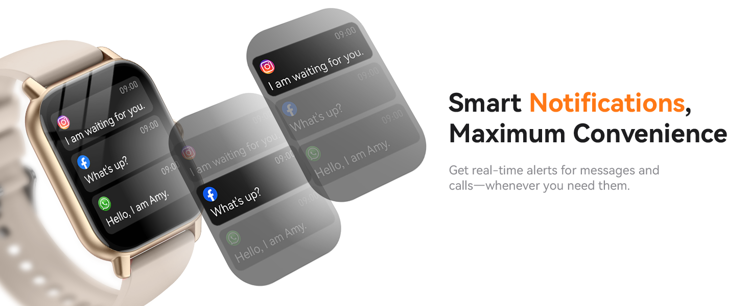 smart watch with notification