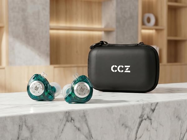 kz edx pro and ccz zc02 waterproof headphone bag