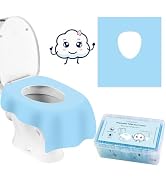 Cottonessence Disposable Toilet Seat Covers (30-Pack) – Waterproof, Individually Wrapped, Portabl...