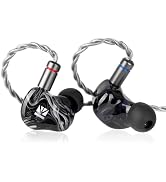 KBEAR Voyages SR8 1DD+3BA Hybrid in Ear Monitor for Musician Audio Engineer | 8mm Liquid Silicone...