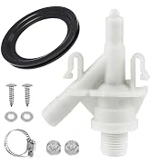 Upgraded RV Toilet Water Valve Replacement Kit Compatible with Dometic RV Toilet 300, 310, 320, I...