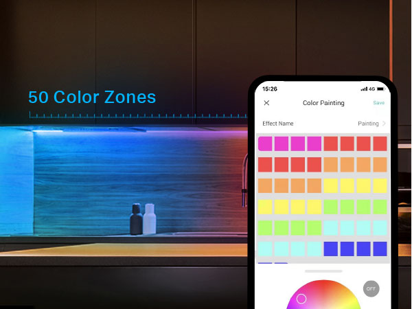 50 Color Zones
