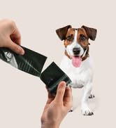 92% biobased dog poop bags