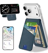TopMade for MagSafe Wallet Stand, Works with Apple Find My, Magnetic Wallet for iPhone 17/16/15/1...