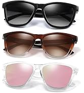 kunchu Polarized Sunglasses Womens Trendy Classic Retro Womens Sunglasses Men Driving Sun Glasses...