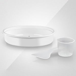 Steaming Basket, Measuring Cup and Spoon Included
