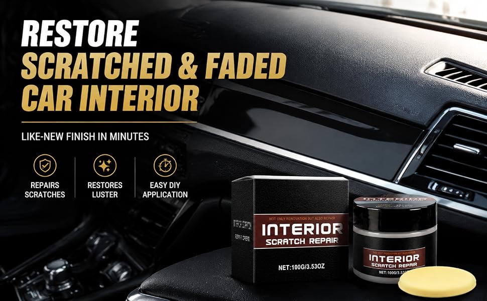 RESTORE SCRATCHED & FADEDCAR INTERIOR