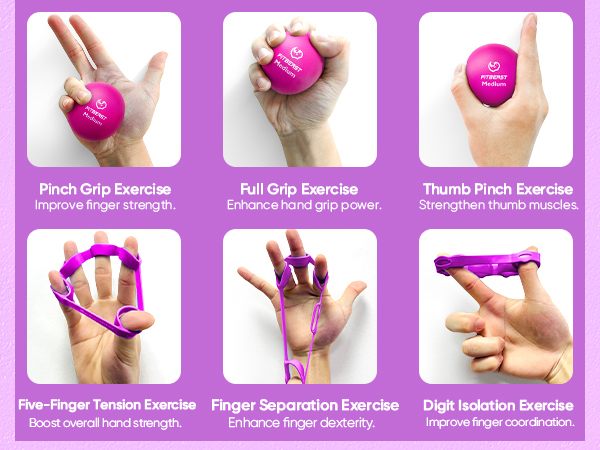 Stress Ball and Grip Strength Trainer Ki