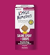 Little Remedies Saline Spray and Drops, Safe for Newborns, 0.5 fl oz