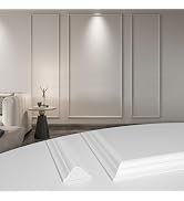 Art3d Pre-Cut Wall Molding Set of 3 pcs, Ready-to-Assemble Wainscoting Panels for Interior Wall D...