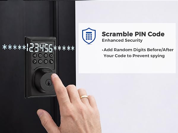 Scramble PIN Code Function